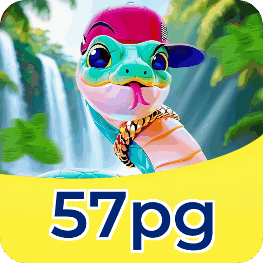 Números do app 57pg em material de marketing — ilustração, não auditoria